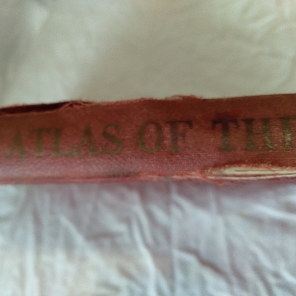 1940's Antique Atlas ("Maps & Coffee Table Displays & Primitive Decor") - Picture 3 of 11